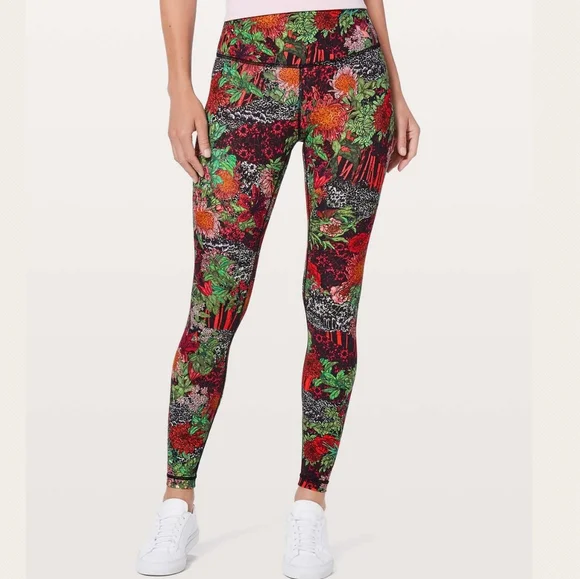 Lululemon Wunder Under Hi-Rise Tight 28" In Zen Garden Multi - Picture 2 of 13